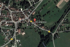 RUS plan d'accès google Maps Vesoul Haute-Saône Franche-Comté Raze Usinage Service Lieu chemin itinéraire